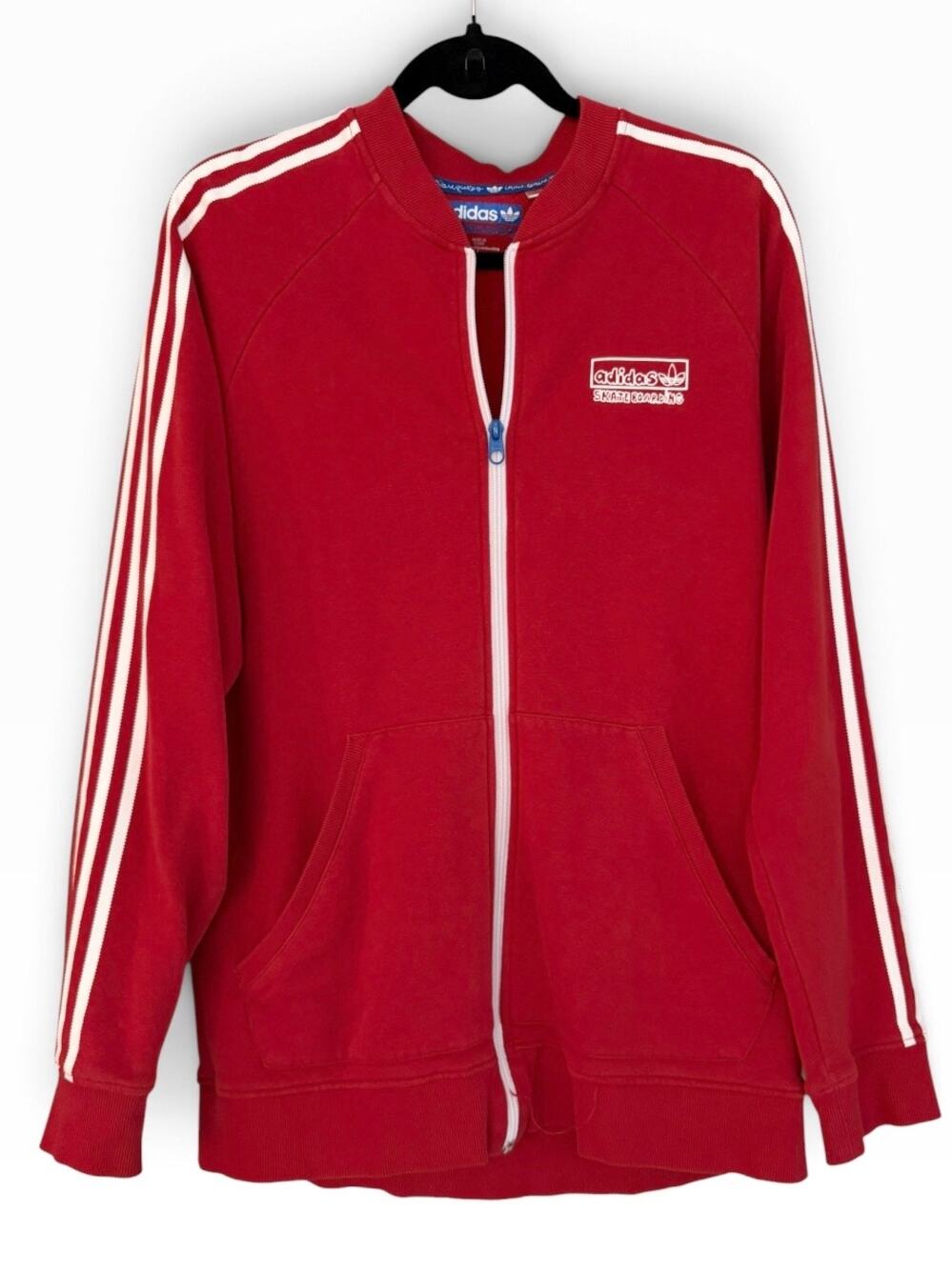 Adidas Skateboarding x Kogancult Superfire Polar Fleece Track Jacket Red Mens M